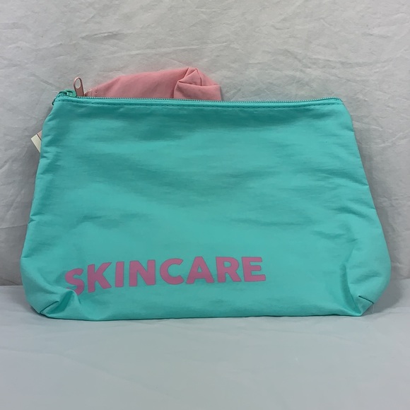 TwelveNYC Macy 3-Piece Cosmetic Bag Set Beauty Organization Pouch Trio Nylon Zip - Picture 3 of 7